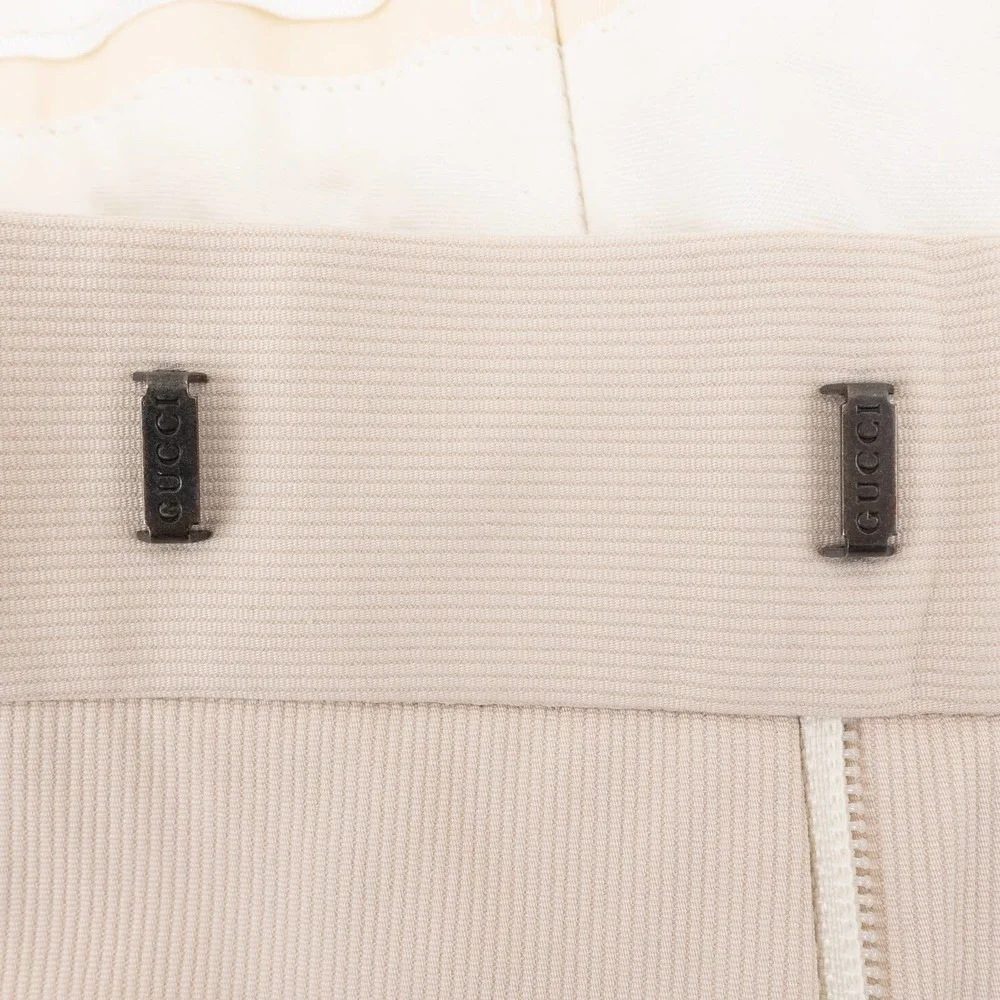 GUCCI Formal Jacket and Pants Cotton Men's 46 Beige